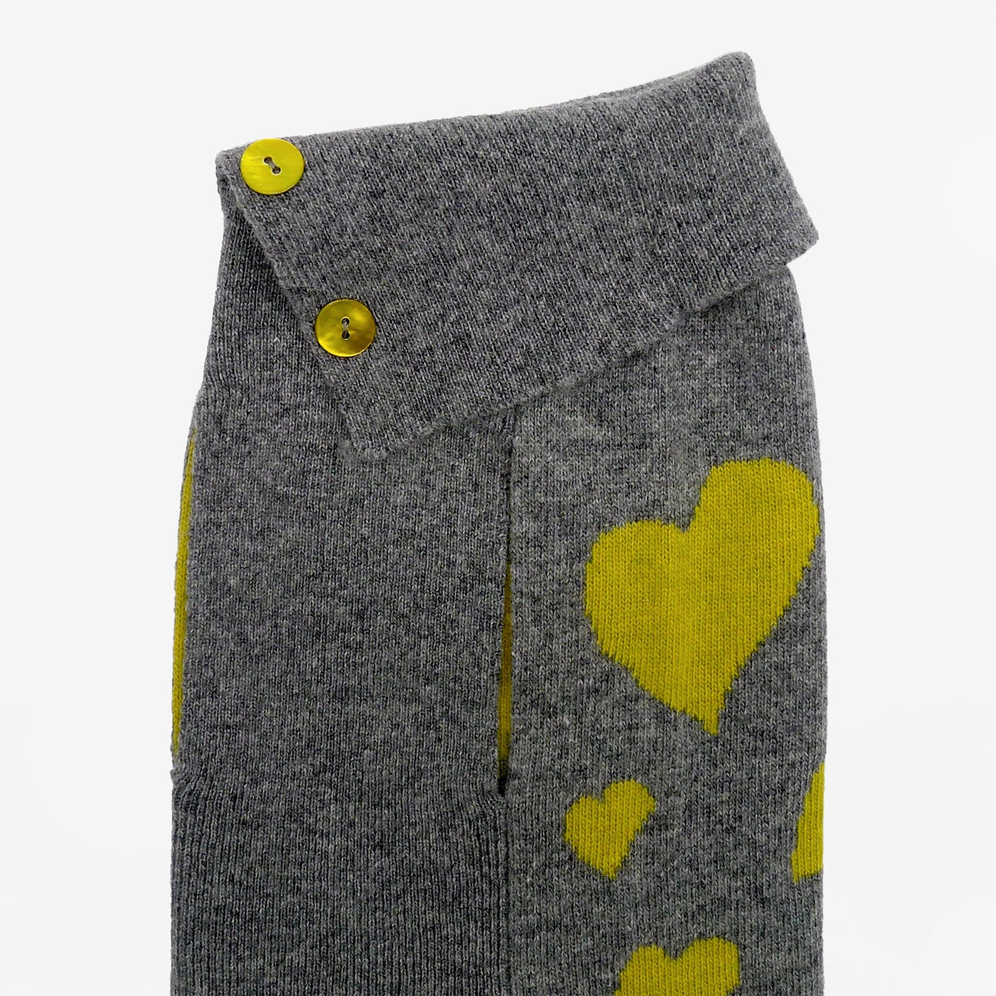 Emma Firenze Dog Jumper in Cashmere with Hearts Motif for Petite Pups