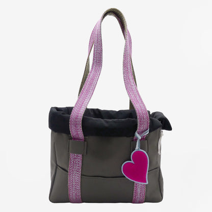 EMMA FIRENZE "COURE" (HEART) DOG CARRIER IN YELLOW OR BERGONIA - available to order