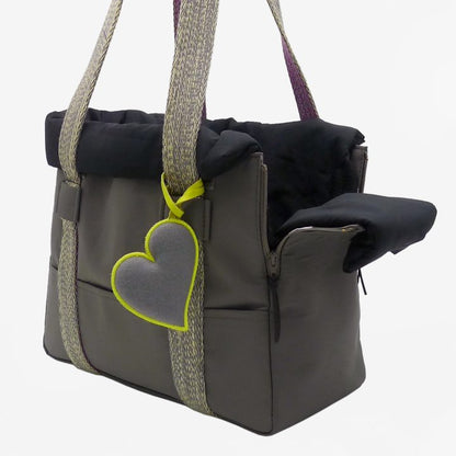 EMMA FIRENZE "COURE" (HEART) DOG CARRIER IN YELLOW OR BERGONIA - available to order