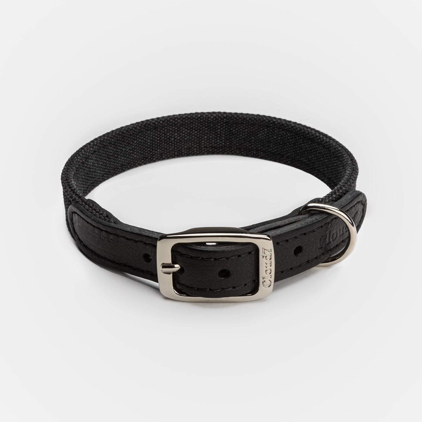 Dog Collar Cloud7 Tivoli in Black, Olive & Greige