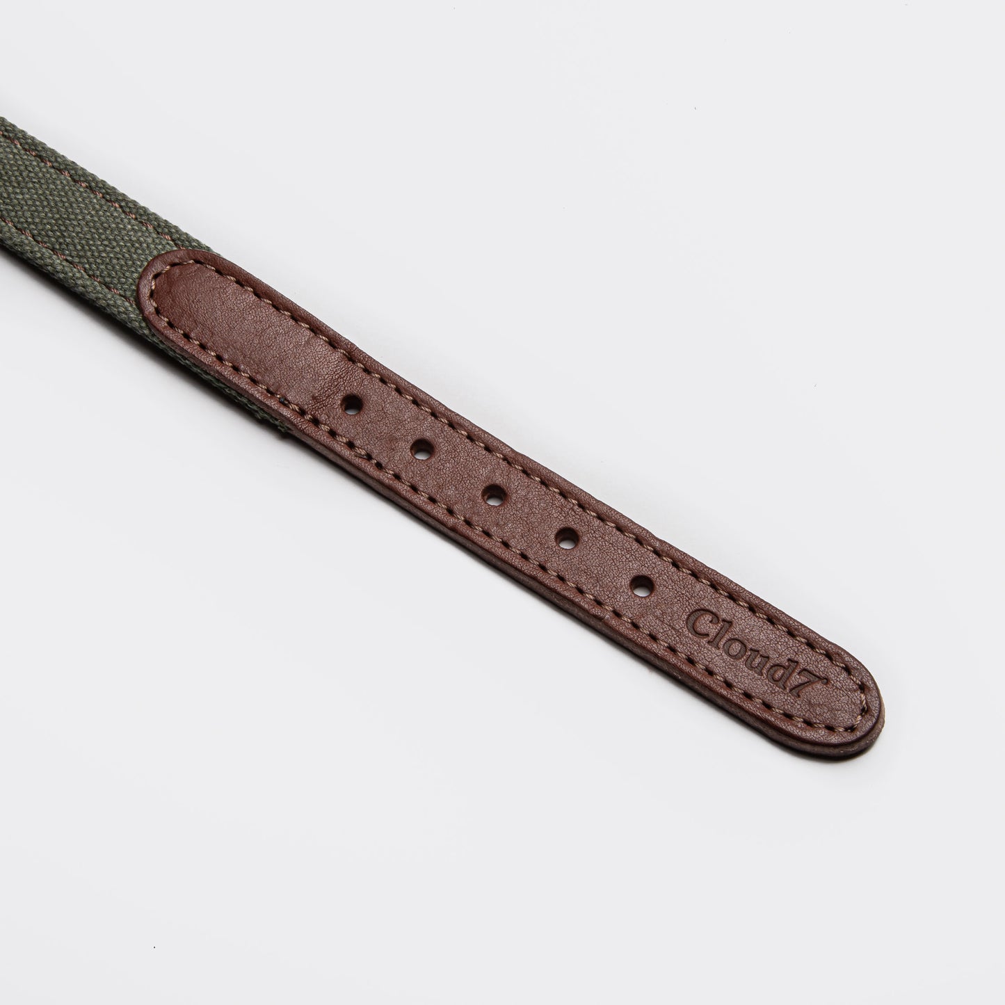 Dog Collar Cloud7 Tivoli in Black, Olive & Greige