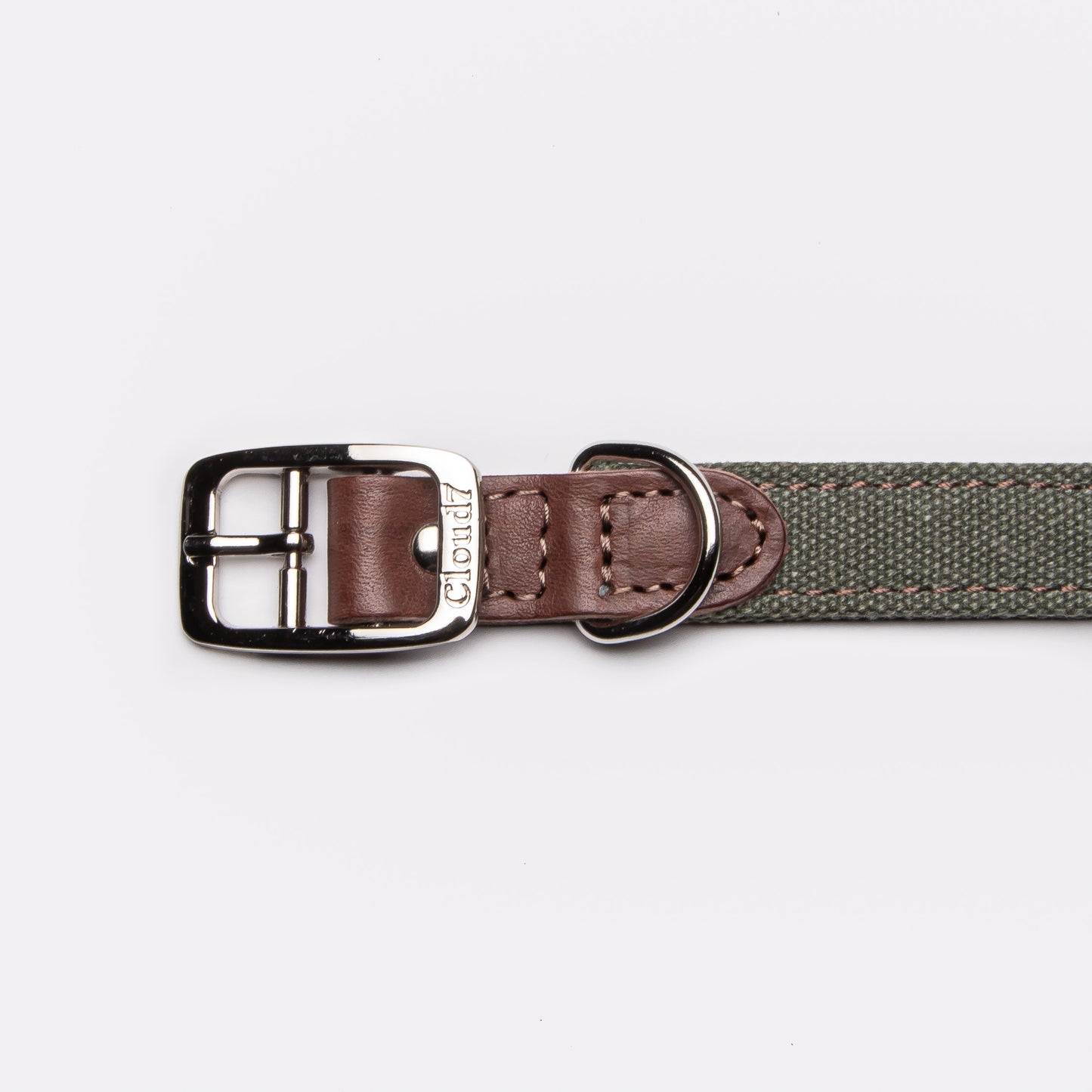 Dog Collar Cloud7 Tivoli in Black, Olive & Greige