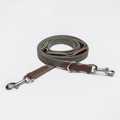 Dog Lead Cloud7 Tivoli Black, Olive & Greige (Grey)