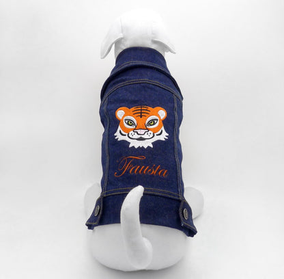 NAME  & TIGER EMBROIDERY