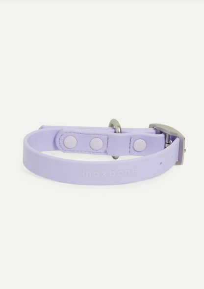 MAXBONE Hazel Dog Collar in Mint, Charcoal, Peach, Sand & Lavender