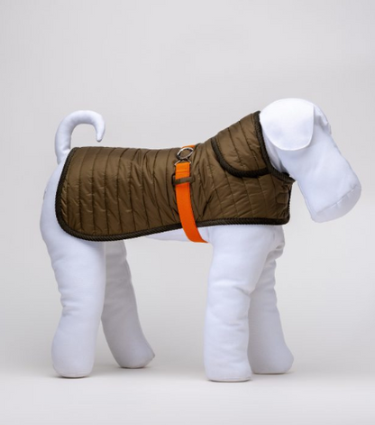 Emma Firenze Quilted Water Proof Dog Raincoat - Made to Measure