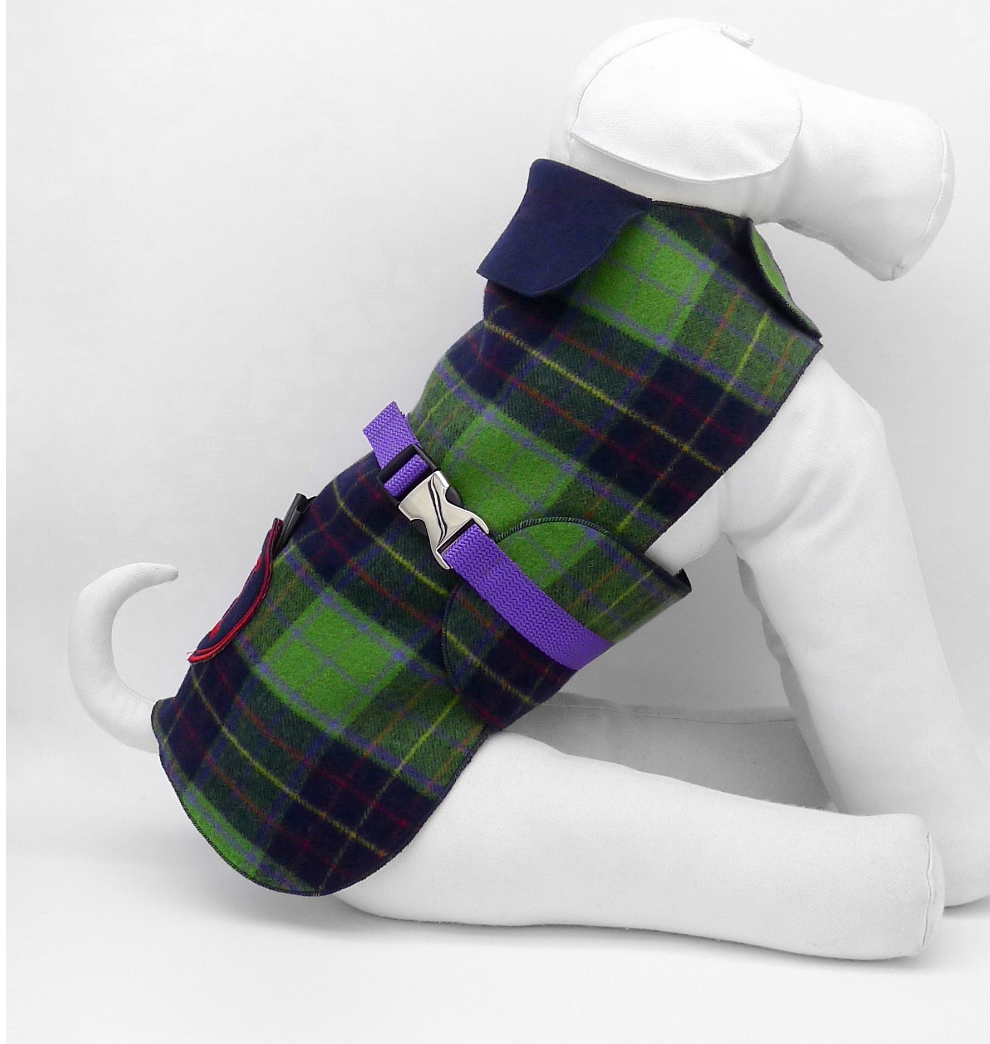 Emma Firenze Tartan Dog Coat