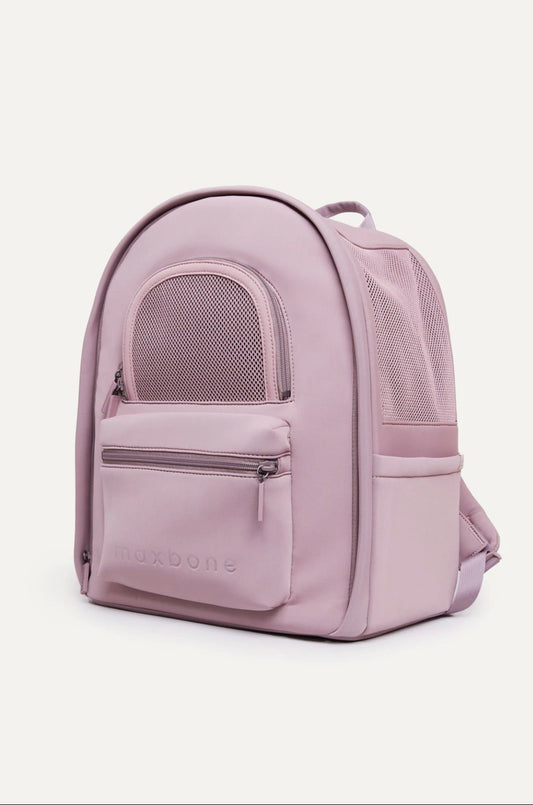 MAXBONE GO! Everywhere Dog Backpack in Mauve & Black