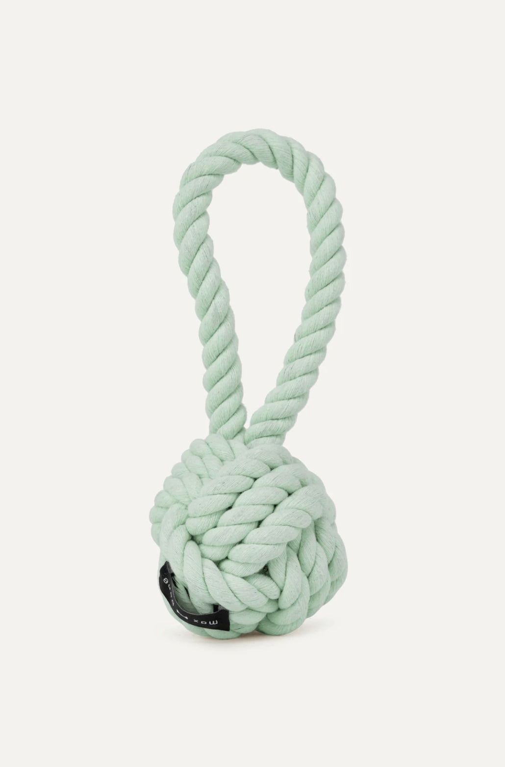 MAXBONE Large Twisted Rope Dog Ball Toy in Pink, Blue, Lavender & Mint