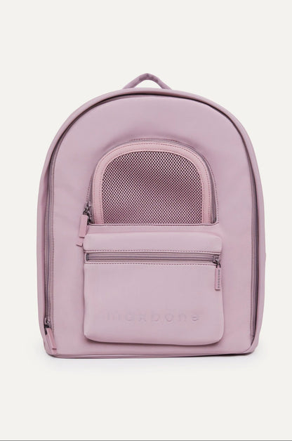 MAXBONE GO! Everywhere Dog Backpack in Mauve & Black