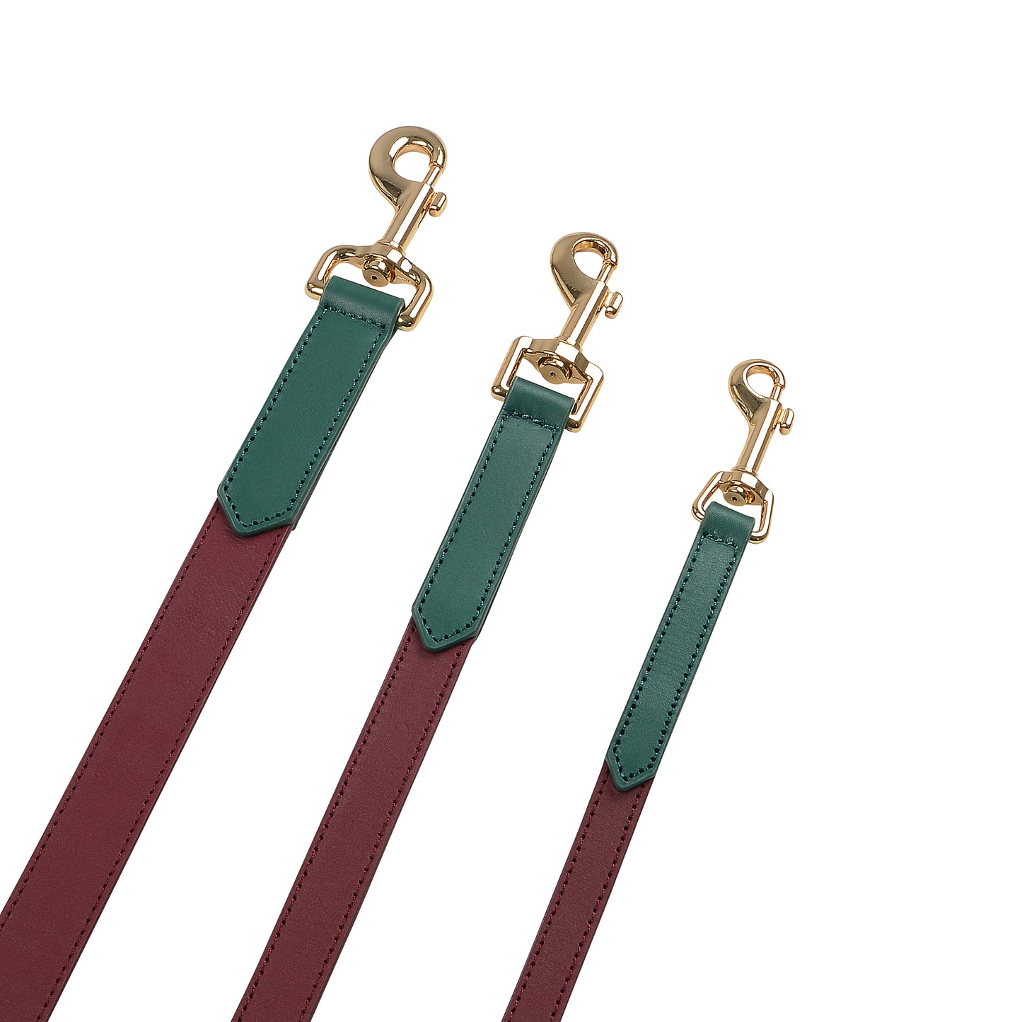 Dog Collar & Lead SET by Coco & Nero Sydney in Pomegranate, Rose & Green