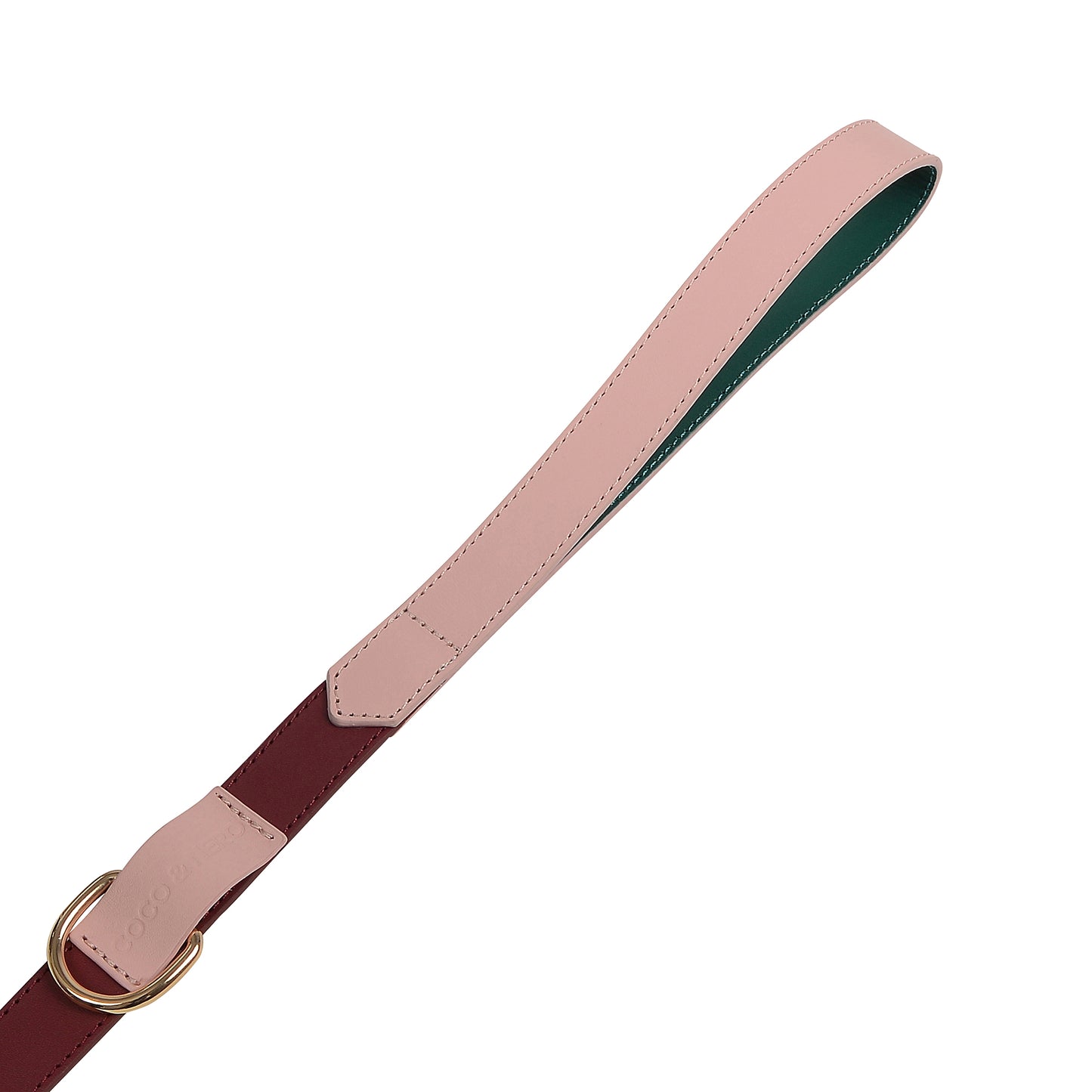 Dog Collar & Lead SET by Coco & Nero Sydney in Pomegranate, Rose & Green